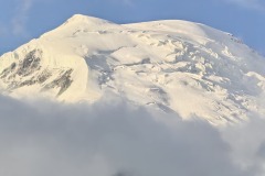 Mont Blanc from Chamonix